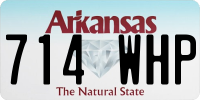 AR license plate 714WHP