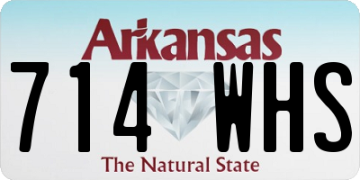 AR license plate 714WHS