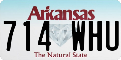 AR license plate 714WHU