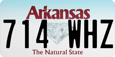 AR license plate 714WHZ