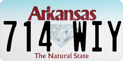 AR license plate 714WIY