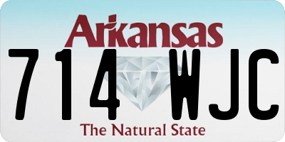AR license plate 714WJC