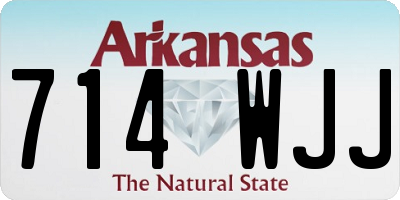 AR license plate 714WJJ