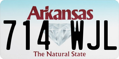 AR license plate 714WJL