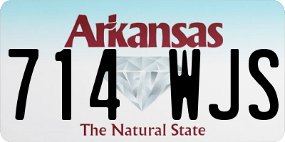 AR license plate 714WJS