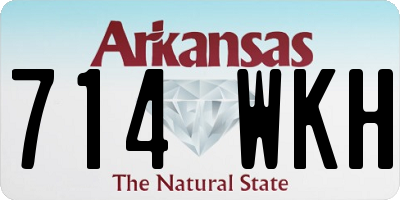 AR license plate 714WKH