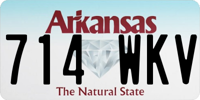 AR license plate 714WKV