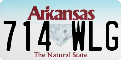 AR license plate 714WLG