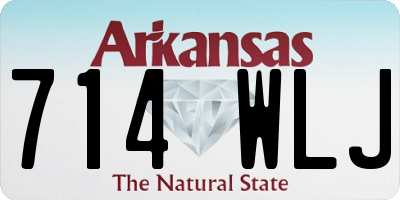 AR license plate 714WLJ