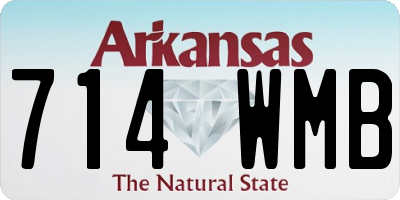 AR license plate 714WMB