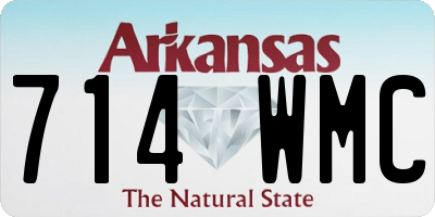 AR license plate 714WMC