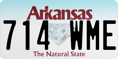 AR license plate 714WME