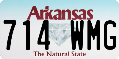 AR license plate 714WMG
