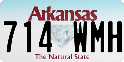 AR license plate 714WMH