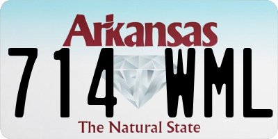 AR license plate 714WML