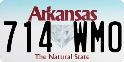 AR license plate 714WMO