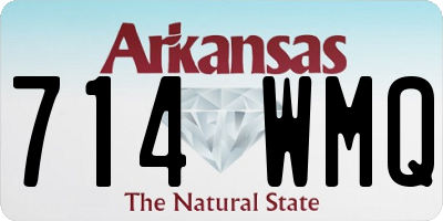 AR license plate 714WMQ