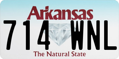 AR license plate 714WNL