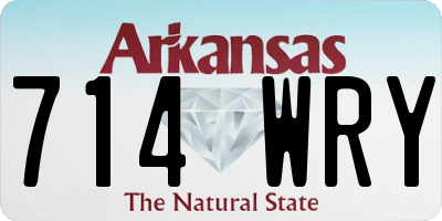 AR license plate 714WRY