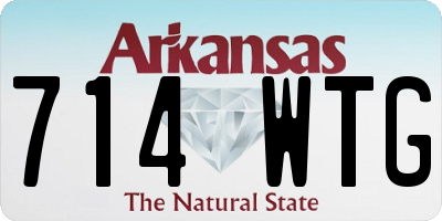 AR license plate 714WTG