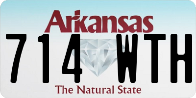 AR license plate 714WTH