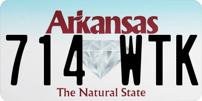 AR license plate 714WTK