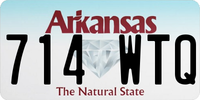 AR license plate 714WTQ