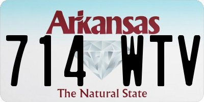 AR license plate 714WTV