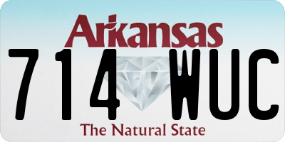 AR license plate 714WUC