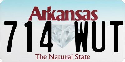 AR license plate 714WUT