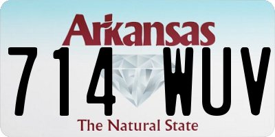 AR license plate 714WUV