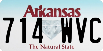 AR license plate 714WVC