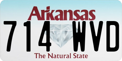 AR license plate 714WVD