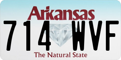 AR license plate 714WVF