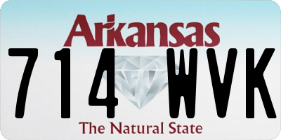 AR license plate 714WVK