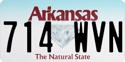 AR license plate 714WVN