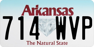 AR license plate 714WVP