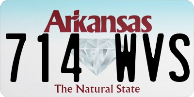 AR license plate 714WVS