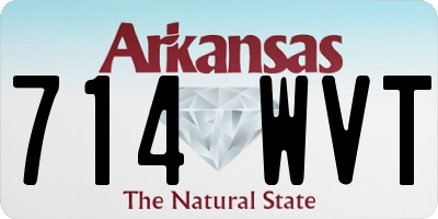 AR license plate 714WVT