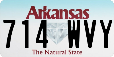 AR license plate 714WVY