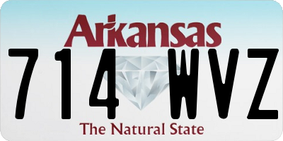 AR license plate 714WVZ