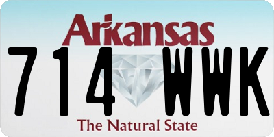 AR license plate 714WWK