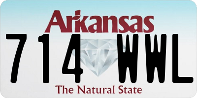 AR license plate 714WWL