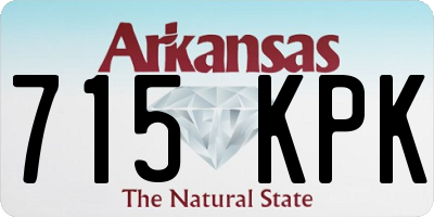 AR license plate 715KPK