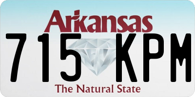 AR license plate 715KPM