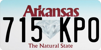 AR license plate 715KPO