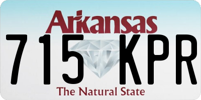 AR license plate 715KPR