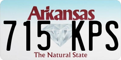 AR license plate 715KPS