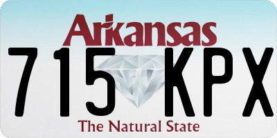 AR license plate 715KPX
