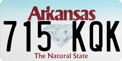 AR license plate 715KQK